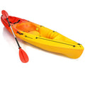 10.2 Ft. Orange Single Sit-On-Top Kayak 1-Person Kayak Boat with Detachable Aluminum Paddle