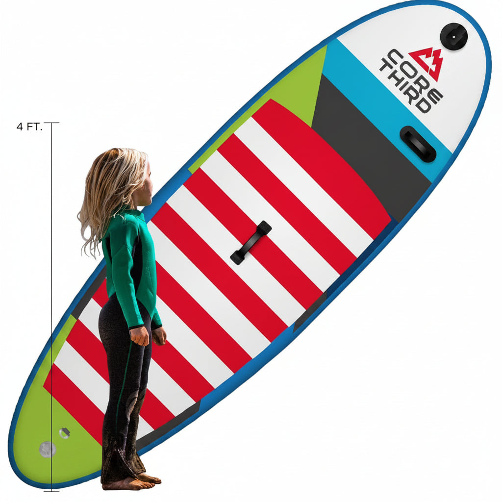 Doheny 7'8" Inflatable Paddle Board for Beaches and Lakes with Complete SUP Kit