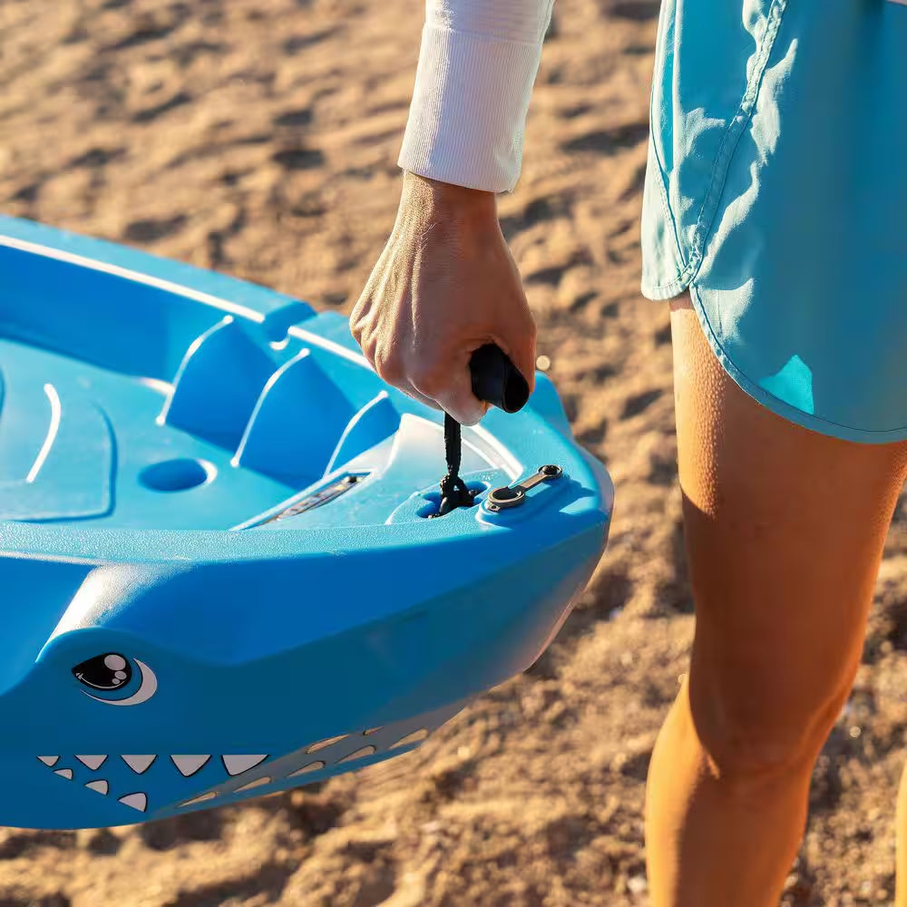 6 Ft. Blue Shark 60 Youth Kayak with Paddle