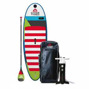 Doheny 7'8" Inflatable Paddle Board for Beaches and Lakes with Complete SUP Kit