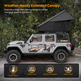 Roof Top Tent Hardshell Rooftop Tent for Van SUV Truck Car Overland Tent Camping for 2-3 Person with Ladder
