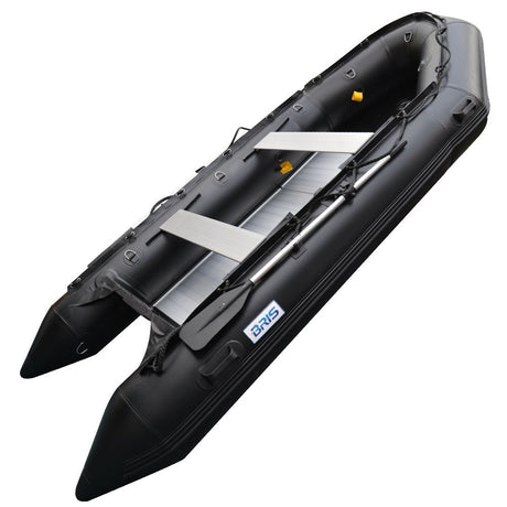 12.5Ft Inflatable Boat Inflatable Fishing Rescue Dive Boat Dinghy Raft Pontoon Boat