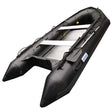 12.5Ft Inflatable Boat Inflatable Fishing Rescue Dive Boat Dinghy Raft Pontoon Boat