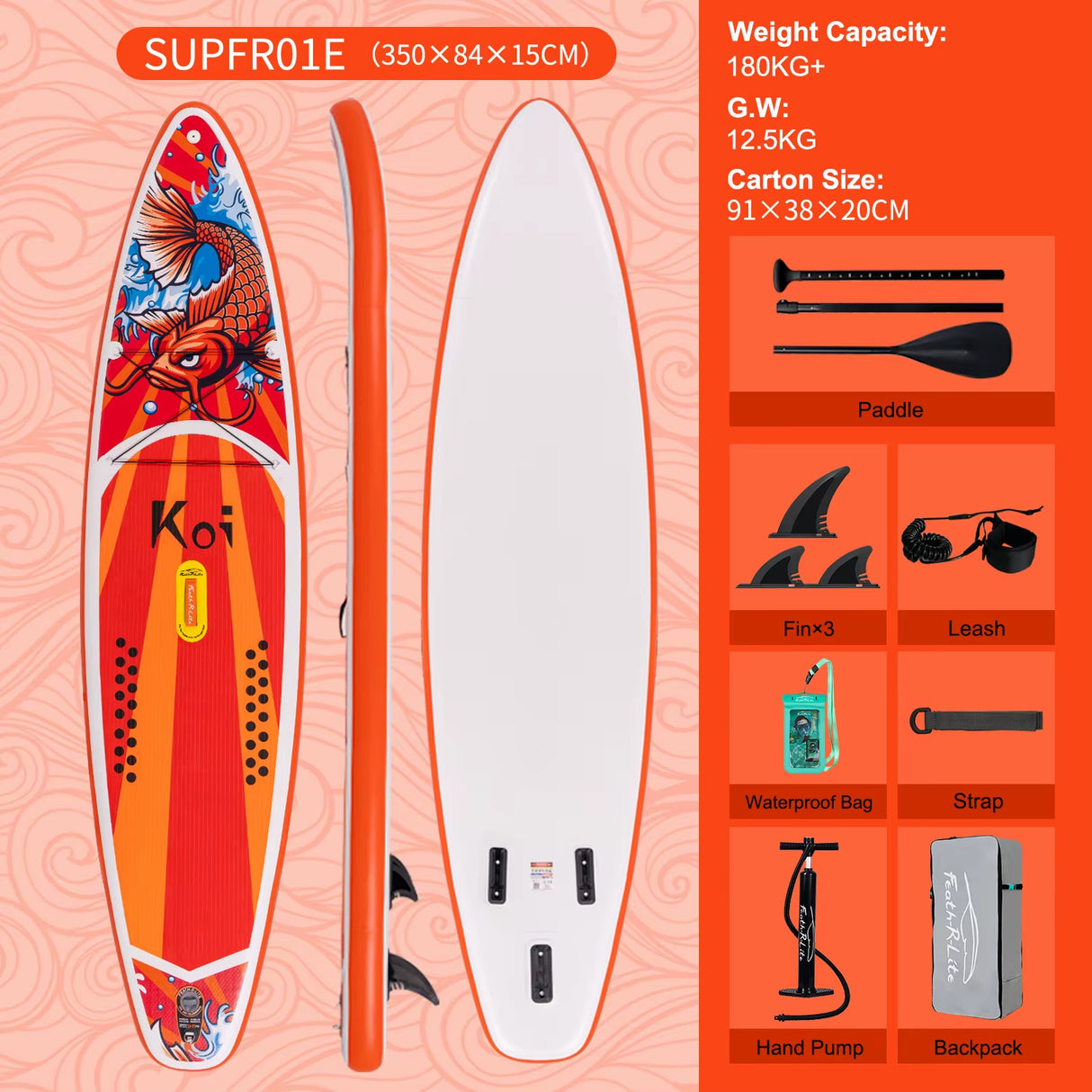 EU Free Shipping Dropshipping Wholesale 11' Stand up Paddle Board Wholesale Surfing Inflatable Board Surfboard Paddleboard SUP