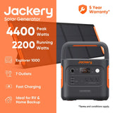 Explorer 2000V2 Portable Power Station with 200W Solar Panel,Solar Generator for Camping, Hiking, and Outdoor Energy Use