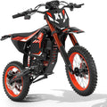 Electric Dirt Bike for Teens Adults, 4500W Peak Ebike, 60V 28.8Ah with 50MPH & 60 Miles Electric Mountain Bikes, 14"/12" Off-Road Tire E-Bike, Dual Hydraulic Brakes, Full Suspension, UL2849 Compliant