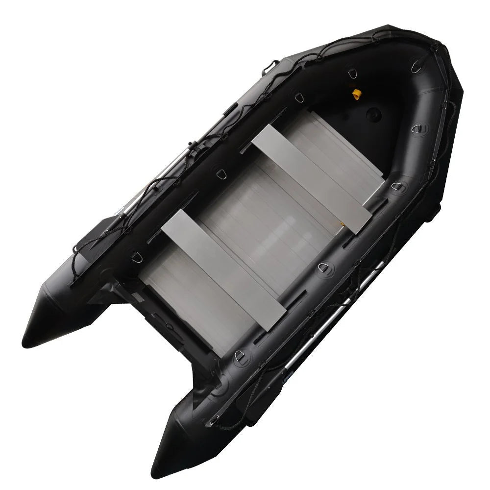 12.5Ft Inflatable Boat Inflatable Fishing Rescue Dive Boat Dinghy Raft Pontoon Boat