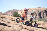 12” Sport Bike - No Pedal Balance Bicycle for Kids 1 to 4 Years - Includes Safety Pad, Padded Seat, Mini Grips & Flat-Free Tires - Tool-Free Assembly & Adjustments