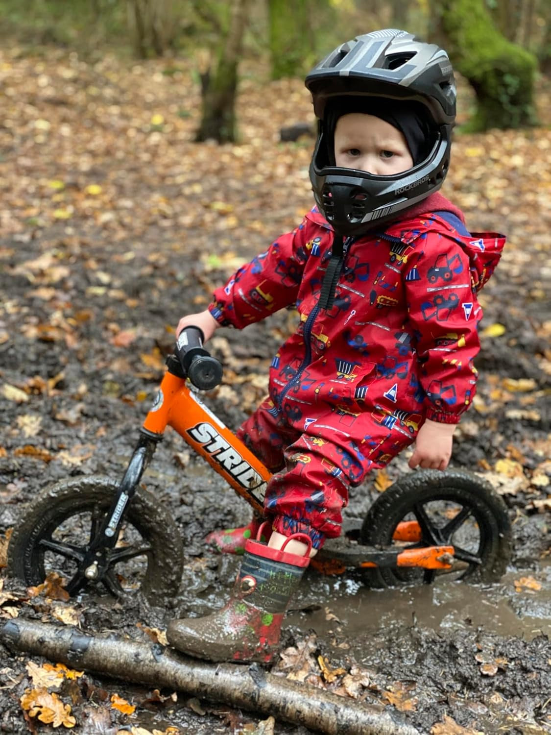 12” Sport Bike - No Pedal Balance Bicycle for Kids 1 to 4 Years - Includes Safety Pad, Padded Seat, Mini Grips & Flat-Free Tires - Tool-Free Assembly & Adjustments