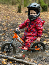 12” Sport Bike - No Pedal Balance Bicycle for Kids 1 to 4 Years - Includes Safety Pad, Padded Seat, Mini Grips & Flat-Free Tires - Tool-Free Assembly & Adjustments