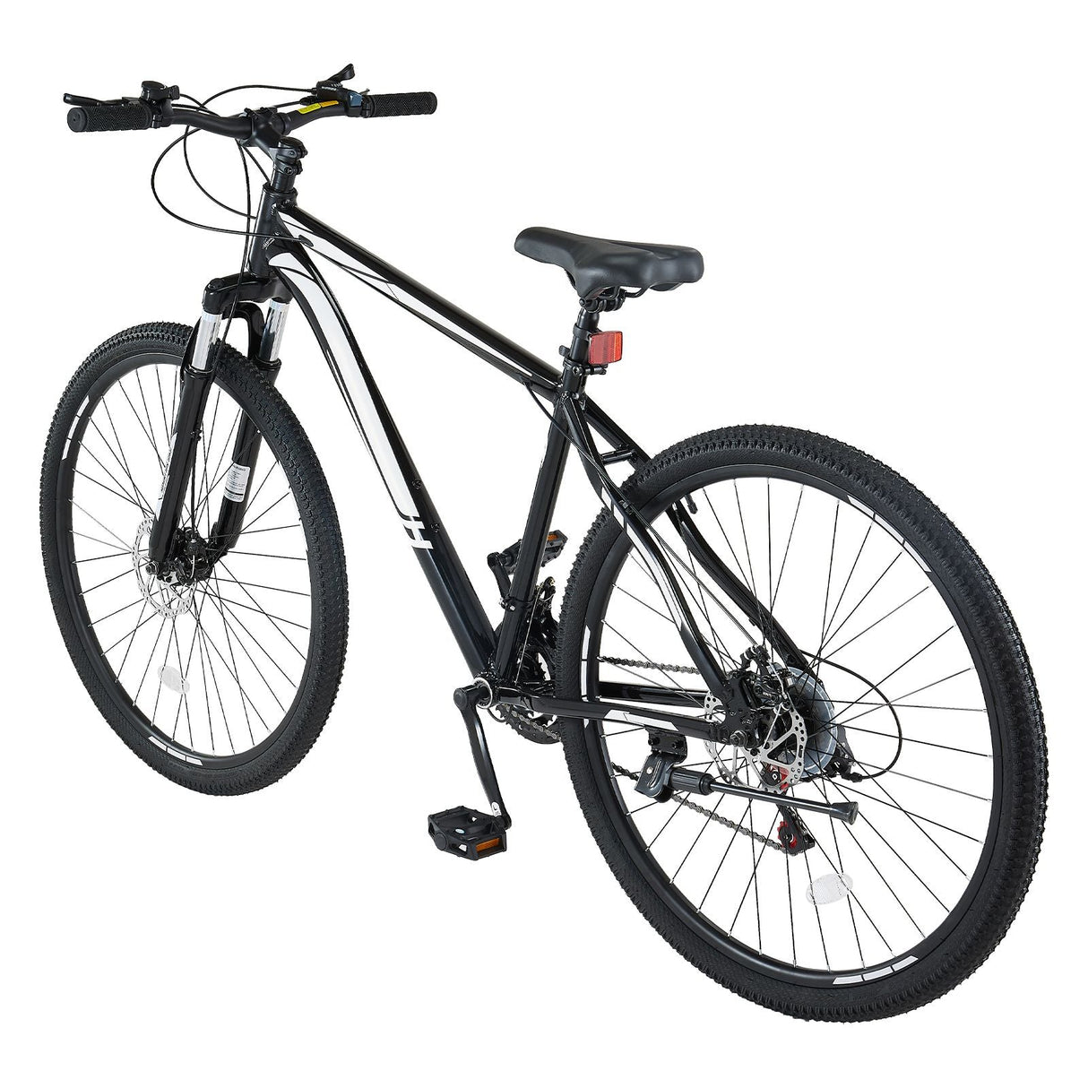 Mountain Bike, 29 inch MTB Bicycle with Front Suspension, 21 Speeds SHIMANO Twist Shifting, Comfort Saddle, Dual Disc Brakes, Aluminum Alloy Frame, Adult Sport Cycling Bicycle Trail Snow