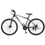 Mountain Bike, 29 inch MTB Bicycle with Front Suspension, 21 Speeds SHIMANO Twist Shifting, Comfort Saddle, Dual Disc Brakes, Aluminum Alloy Frame, Adult Sport Cycling Bicycle Trail Snow