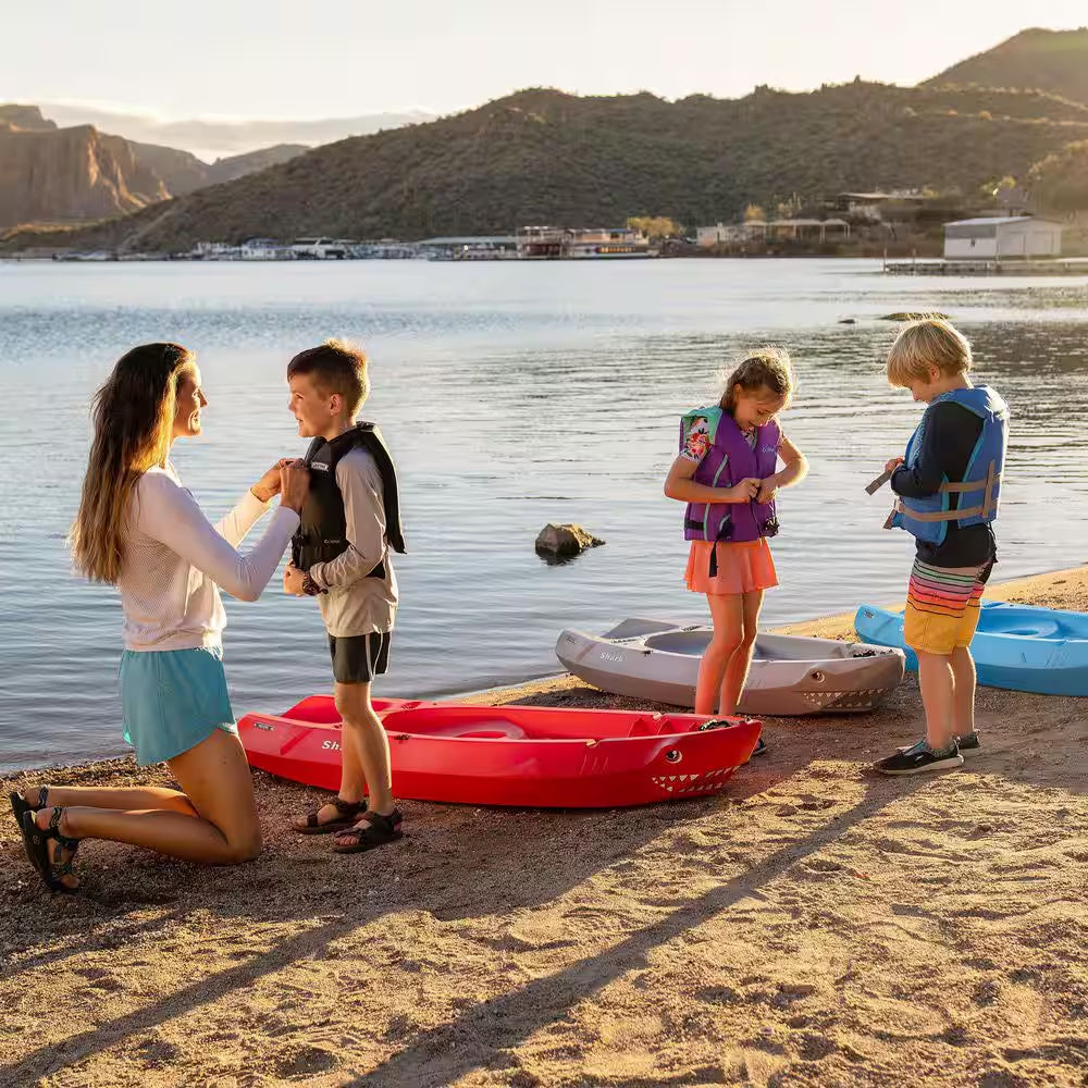 6 Ft. Blue Shark 60 Youth Kayak with Paddle