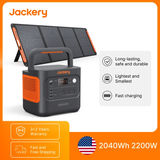 Explorer 2000V2 Portable Power Station with 200W Solar Panel,Solar Generator for Camping, Hiking, and Outdoor Energy Use