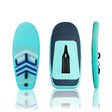 Adult Inflatable PVC Stand-Up Paddleboard SUP Water Paddleboard Soft Surf Board with Float and Slide Fins