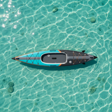 Inflatable Kayak Factory Custom Fishing Canoe Drop Stitch Rowing Solo UV Inflatable Kayak Boats with Detachable Fin
